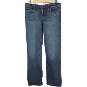 Ann Taylor LOFT Modern Slim Straight Jeans Women Size 8/29 Low Rise 5-Pocket